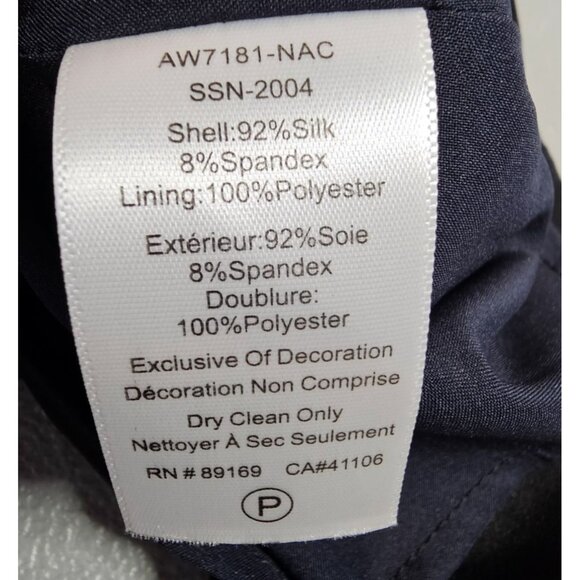 ATM Womens Size XL Long Sleeve Black Stretch Silk Mini Dress NWT - Picture 14 of 14